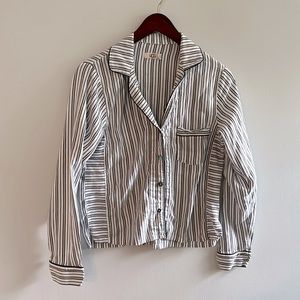 UGG Australia striped collared pajama top